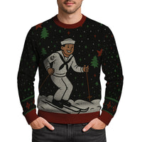 Personalized US Navy Christmas Ugly Sweater TUST14
