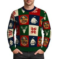US Navy 250 America Christmas Ugly Sweater