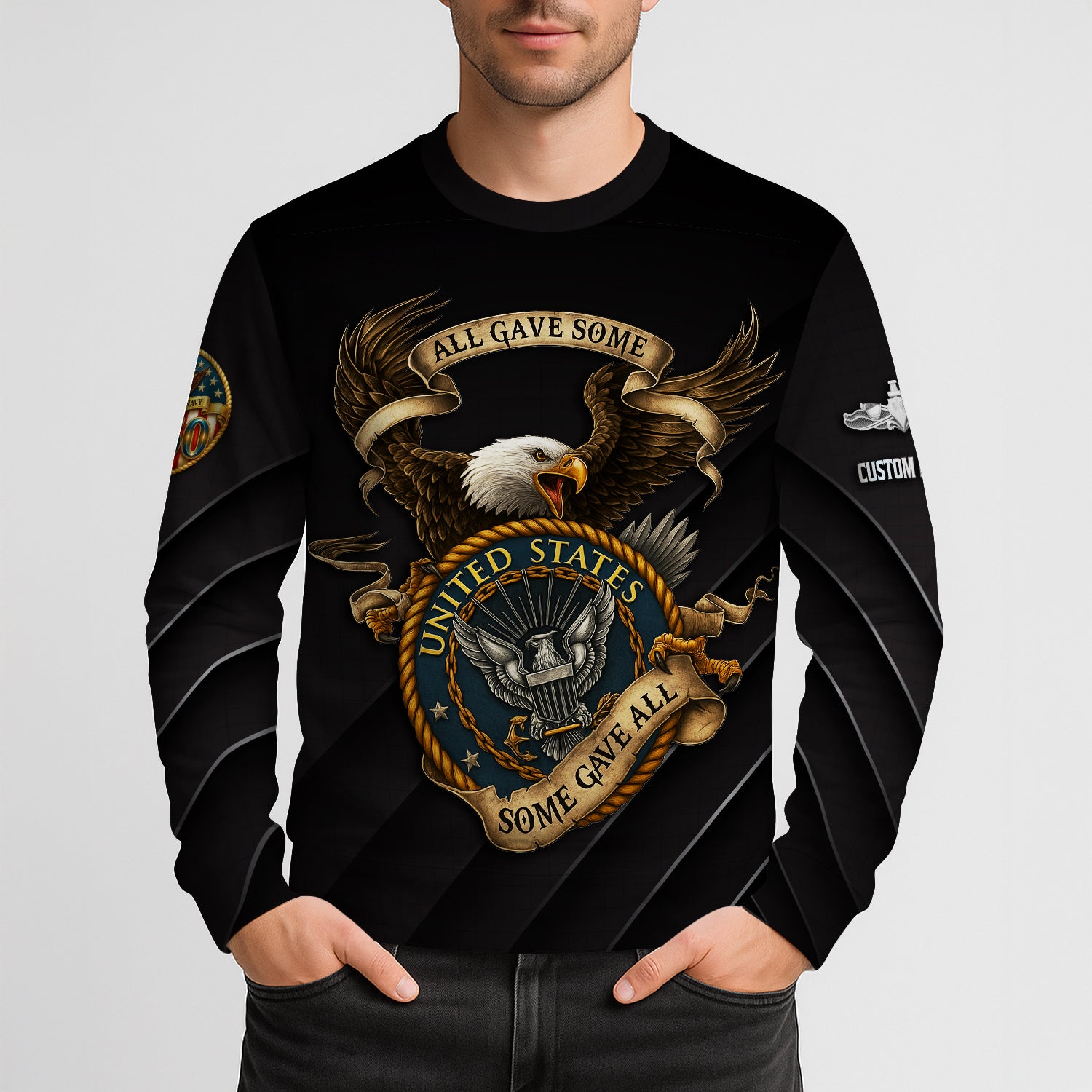 Personalized US Navy Sweatshirt JSTS06