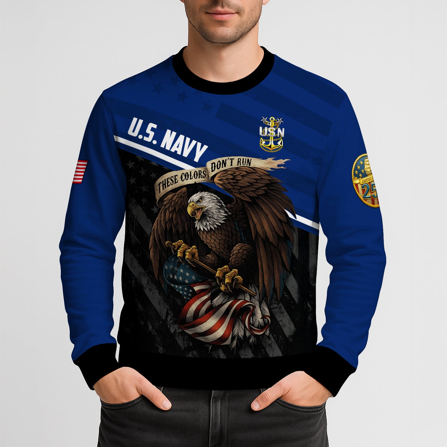 Personalized US Navy Sweatshirt TSTS01
