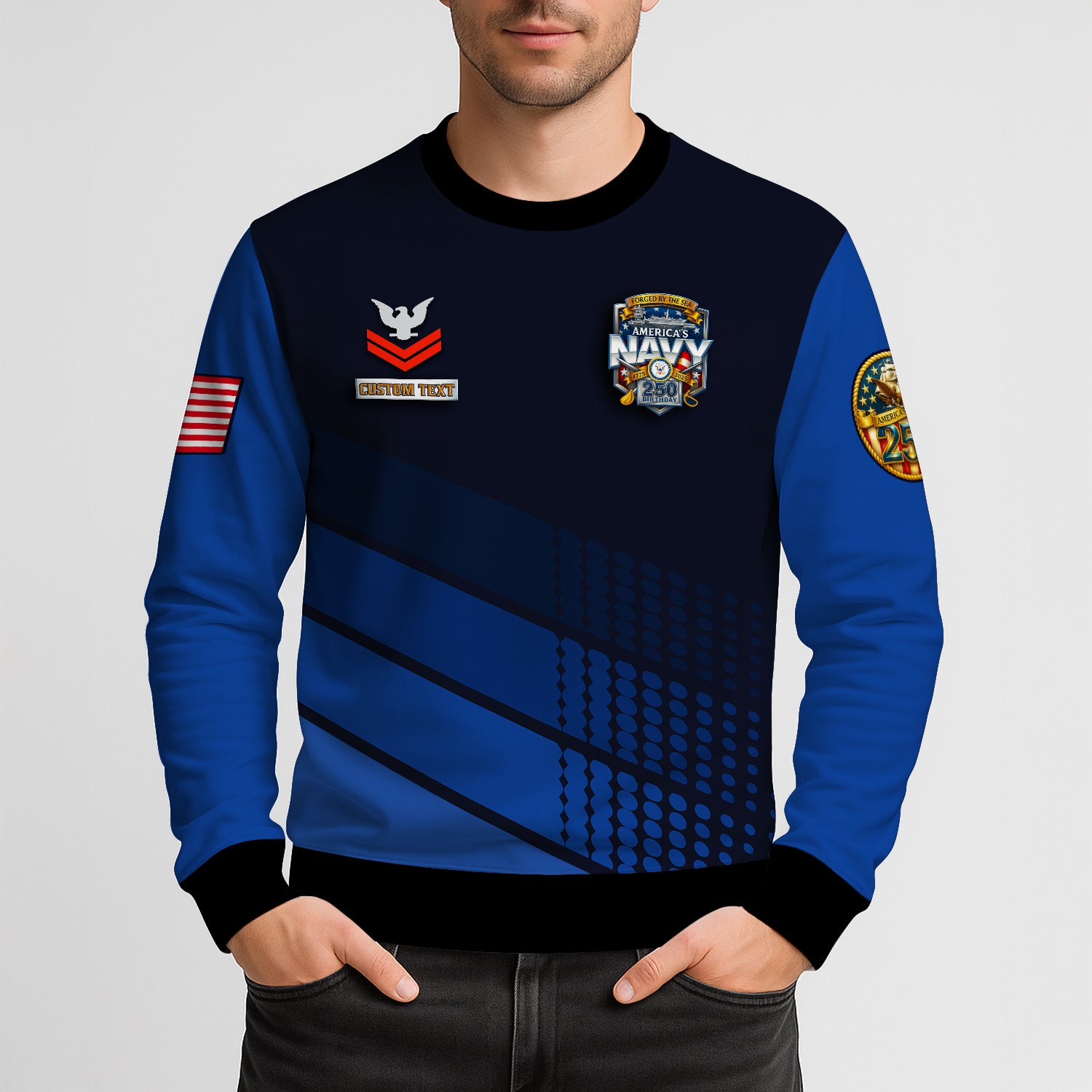 Personalized US Navy Sweatshirt JSTS01