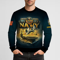 Personalized US Navy Sweatshirt JSTS03