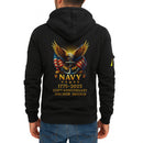 Personalized US Navy Quater Zip Hoodie JQZ02