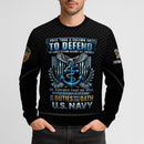 Personalized US Navy Sweatshirt JSTS10