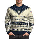 Personalized US Navy Christmas Ugly Sweater UST019