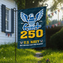 US Navy Est 1775 Not For Self, But For Country Garden Flag Twin-Side Printing