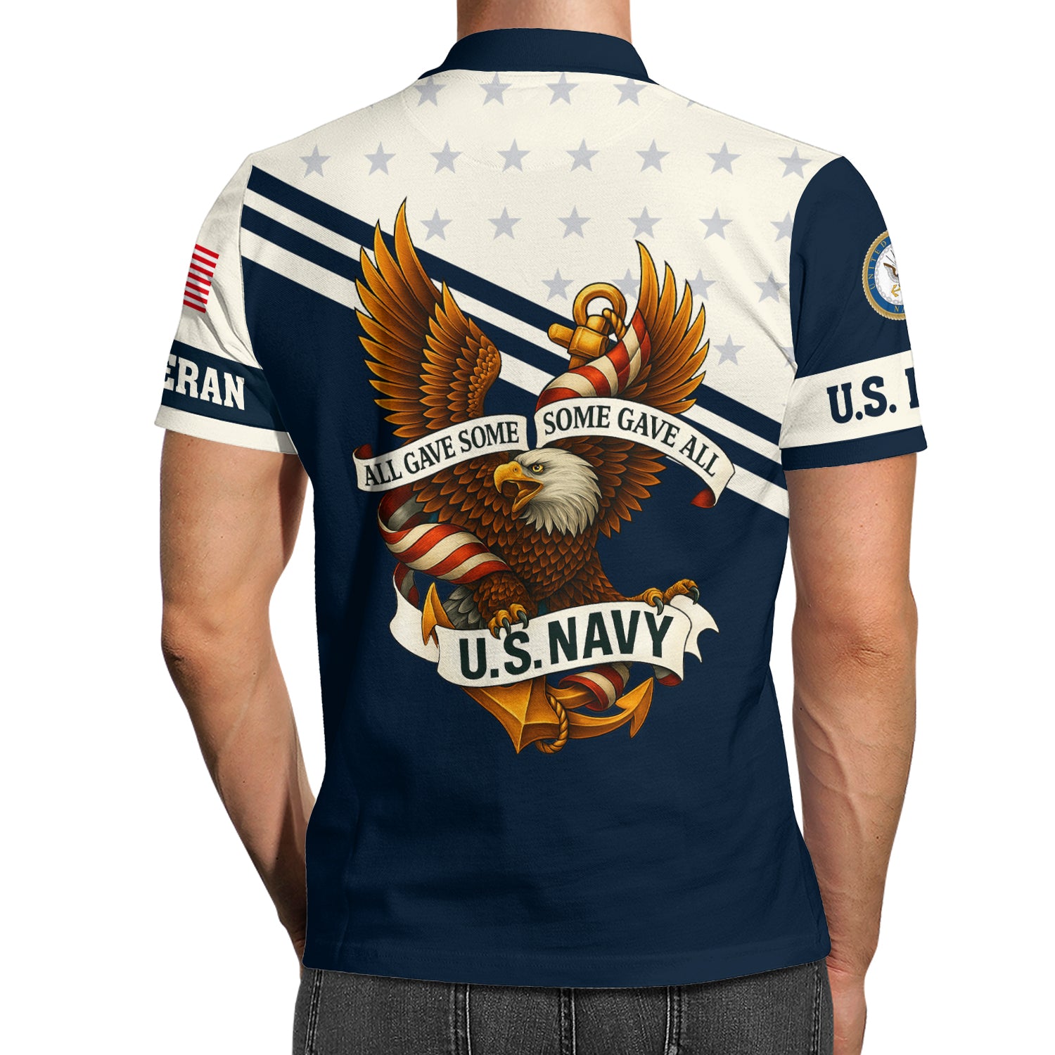 US Navy Veteran Polo Shirt – All Gave Some, Some Gave All Polo Shirt