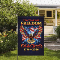 America 250 Garden Flag We The People Patriotic Eagle 250 Years of Freedom 1776-2026