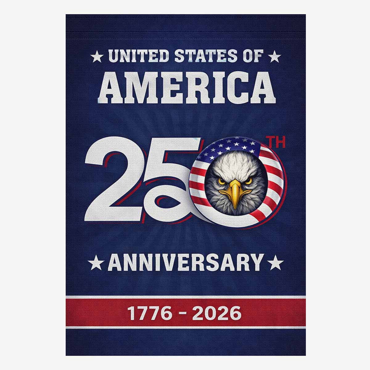 United States 250th Anniversary House Flag – 1776–2026 Patriotic Decor