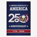 United States 250th Anniversary House Flag – 1776–2026 Patriotic Decor