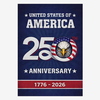 United States 250th Anniversary House Flag – 1776–2026 Patriotic Decor
