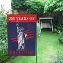 250 Years of Freedom Garden Flag – America 250 Liberty Fireworks Flag