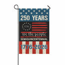 250 Years We The People Garden Flag – America 250 Patriotic Flag 1776–2026