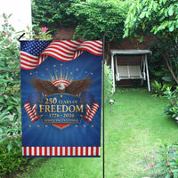 250 Years of Freedom Garden Flag Patriotic Eagle USA 1776-2026 America Semiquincentennial Decor