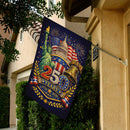 Patriotic USA House Flag America 250 Landmarks 250 Years Outdoor Flag