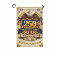 America 250 Garden Flag United States of America Patriotic Eagle 1776-2026 USA Flag