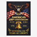 America’s 250th Anniversary House Flag – Honoring 250 Years of Liberty