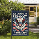 American 250 Years of Freedom Garden Flag July 4th 2026 Patriotic Decor