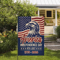4th of July 250th Anniversary Garden Flag – 1776–2026 Independence Day Decor