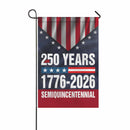 250 Years Semiquincentennial Garden Flag