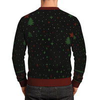 Personalized US Navy Christmas Ugly Sweater TUST14