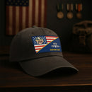 Custom Ranks & Text Premium Washed Denim Cap DC017