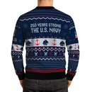 Personalized US Navy Christmas Ugly Sweater UST003