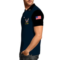US Navy Polo Shirt – Custom Rank & Text