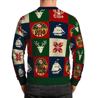 US Navy 250 America Christmas Ugly Sweater