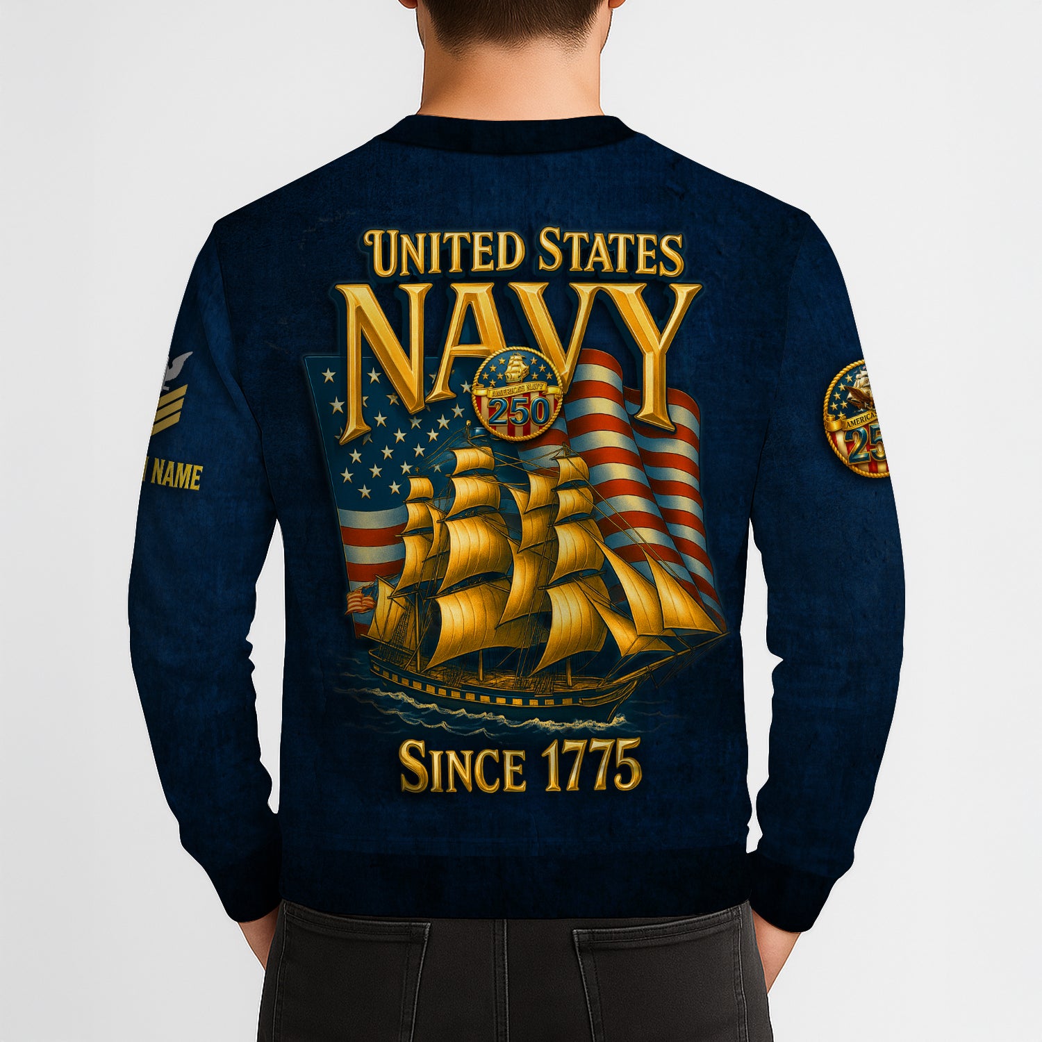 Personalized US Navy Sweatshirt JSTS08