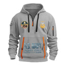 Personalized US Navy Quarter Zip Hoodie TQZ07