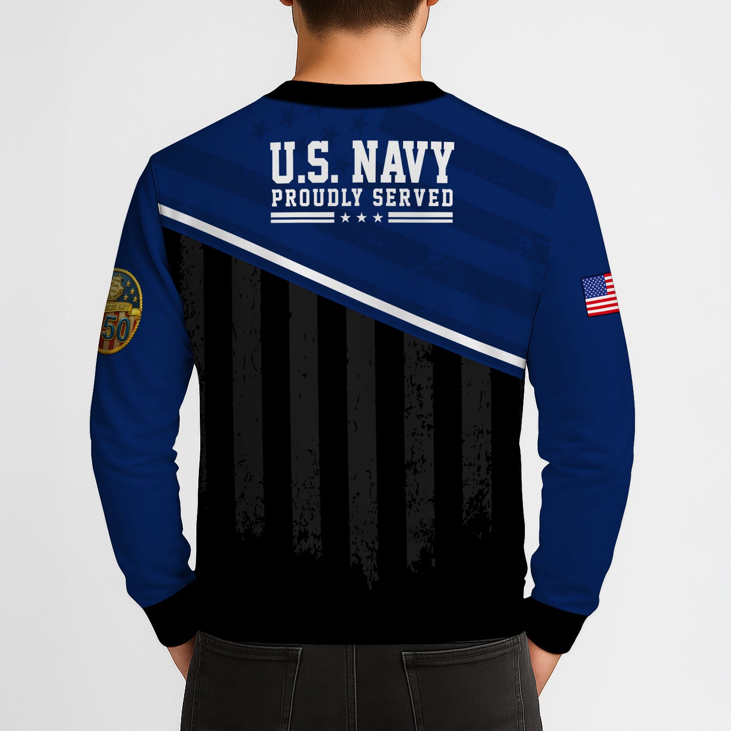 Personalized US Navy Sweatshirt TSTS01
