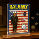 Personalized Acrylic Plaque with Chief Service Dress Uniform