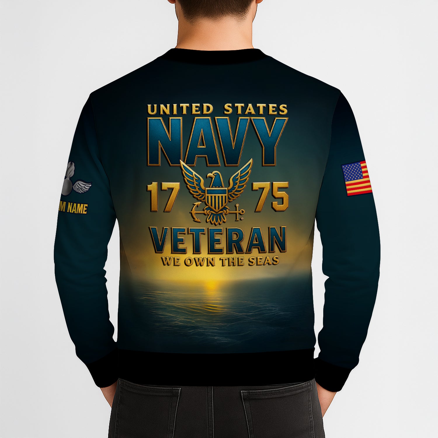 Personalized US Navy Sweatshirt JSTS03