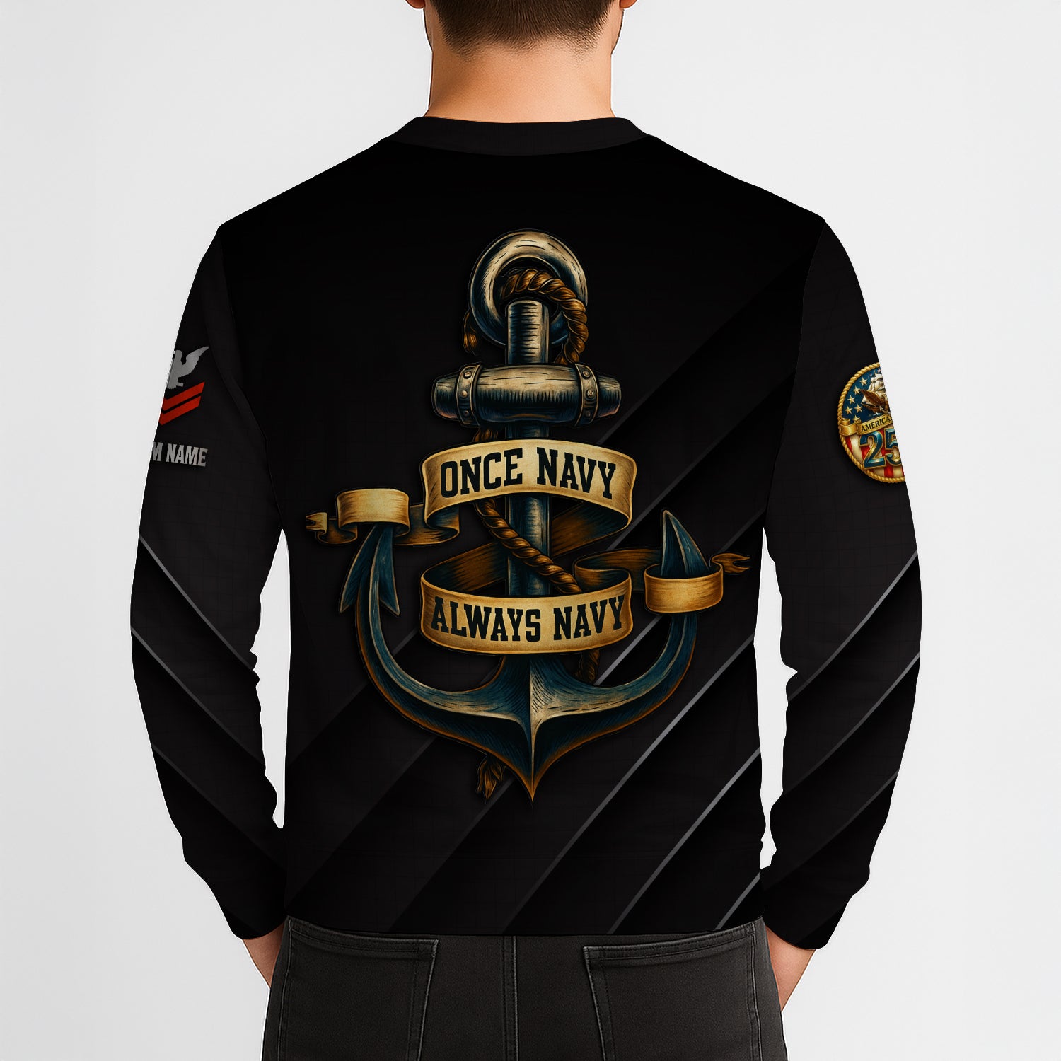 Personalized US Navy Sweatshirt JSTS06