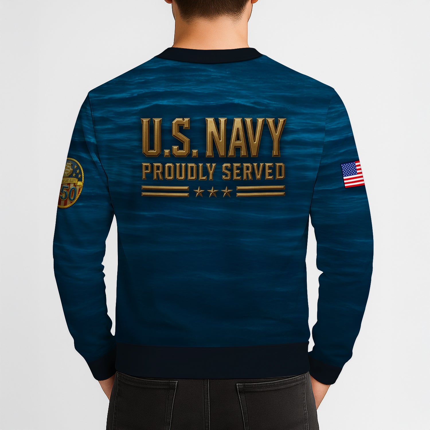 Personalized US Navy Sweatshirt TSTS03