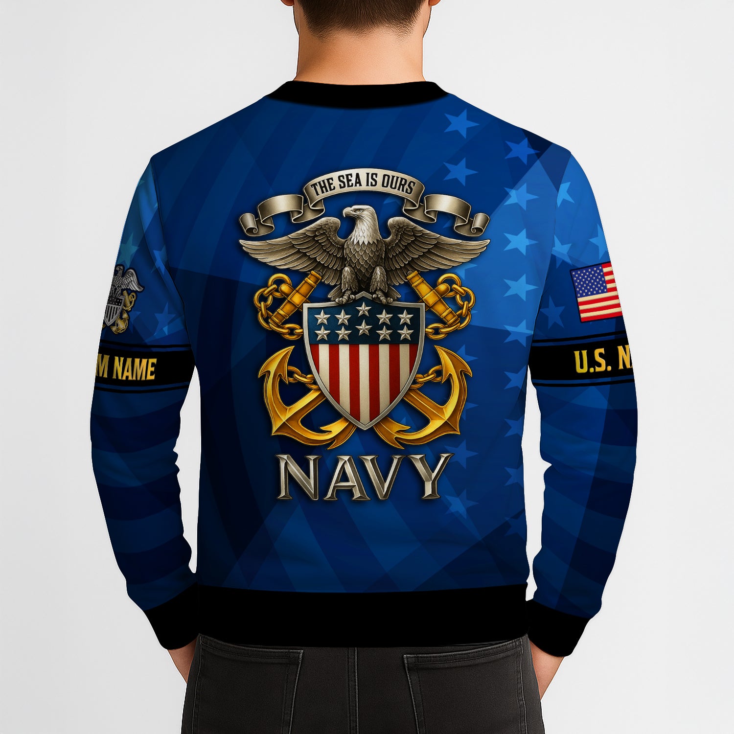 Personalized US Navy Sweatshirt JSTS02