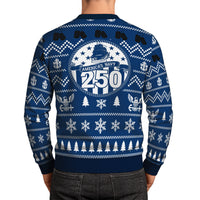 Personalized 250th US Navy Christmas Ugly Sweater UST016