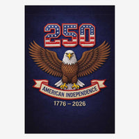America 250 House Flag Patriotic Eagle American Independence 1776-2026 USA Outdoor Flag