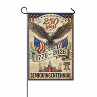 America 250 Patriotic Garden Flag Eagle 250 Years Independence 1776-2026