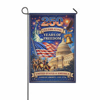 America 250 Garden Flag – Celebrating 250 Years of Freedom 1776–2026