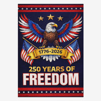 America 250 House Flag Patriotic Eagle 250 Years of Freedom 1776-2026 USA Flag