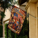 USA 250th Anniversary Patriotic Garden Flag Liberty Eagle 1776-2026