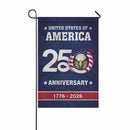 United States 250th Anniversary Garden Flag – 1776–2026 America 250 Decor