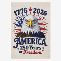 America 250 Years of Freedom House Flag Patriotic Eagle USA Large Outdoor Flag
