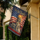 We The People 250 Years Garden Flag Patriotic USA 1776-2026 Liberty Torch Independence Decor