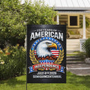 America 250 Garden Flag Patriotic Eagle Independence July 4th 2026 USA Decor