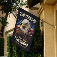 250 Years of Freedom Garden Flag – 1776–2026 Patriotic Eagle Decor