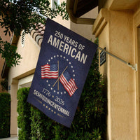 250 Years of America Garden Flag – 1776–2026 Semiquincentennial Decor
