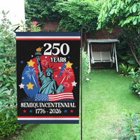 America 250 Garden Flag – Semiquincentennial 250 Years Statue of Liberty 1776–2026